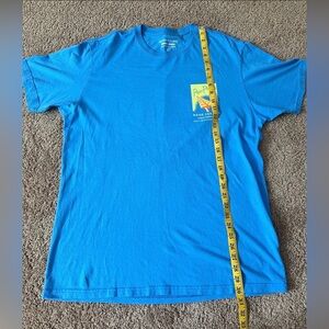 Paper planes Men's Vibrant Blue Short Sleeve Tee J-10